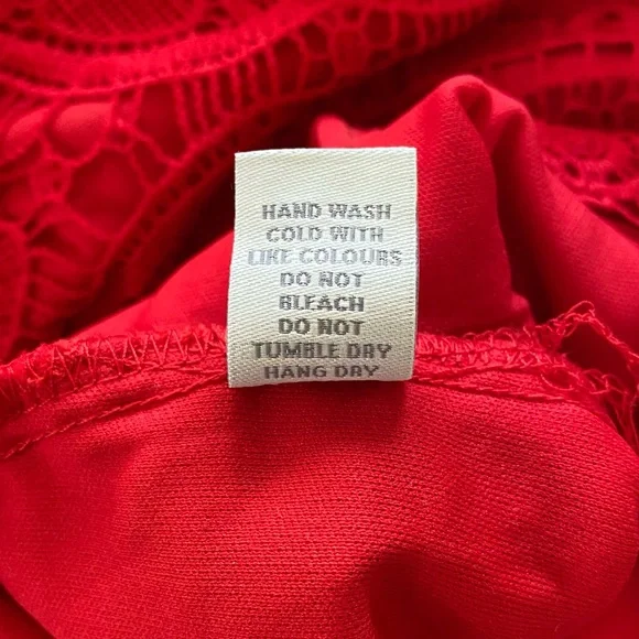 CHARLOTTE RUSSE STUNNING ❤️RED❤️ SPECIAL OCCASION DRESS SIZE MEDIUM 🌟EUC🌟 - Picture 10 of 12